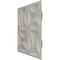 Ekena Millwork 19 5/8in. W x 19 5/8in. H York EnduraWall Decorative 3D Wall Panel Covers 2.67 Sq. Ft. WP20X20YOCCB - alternate 2